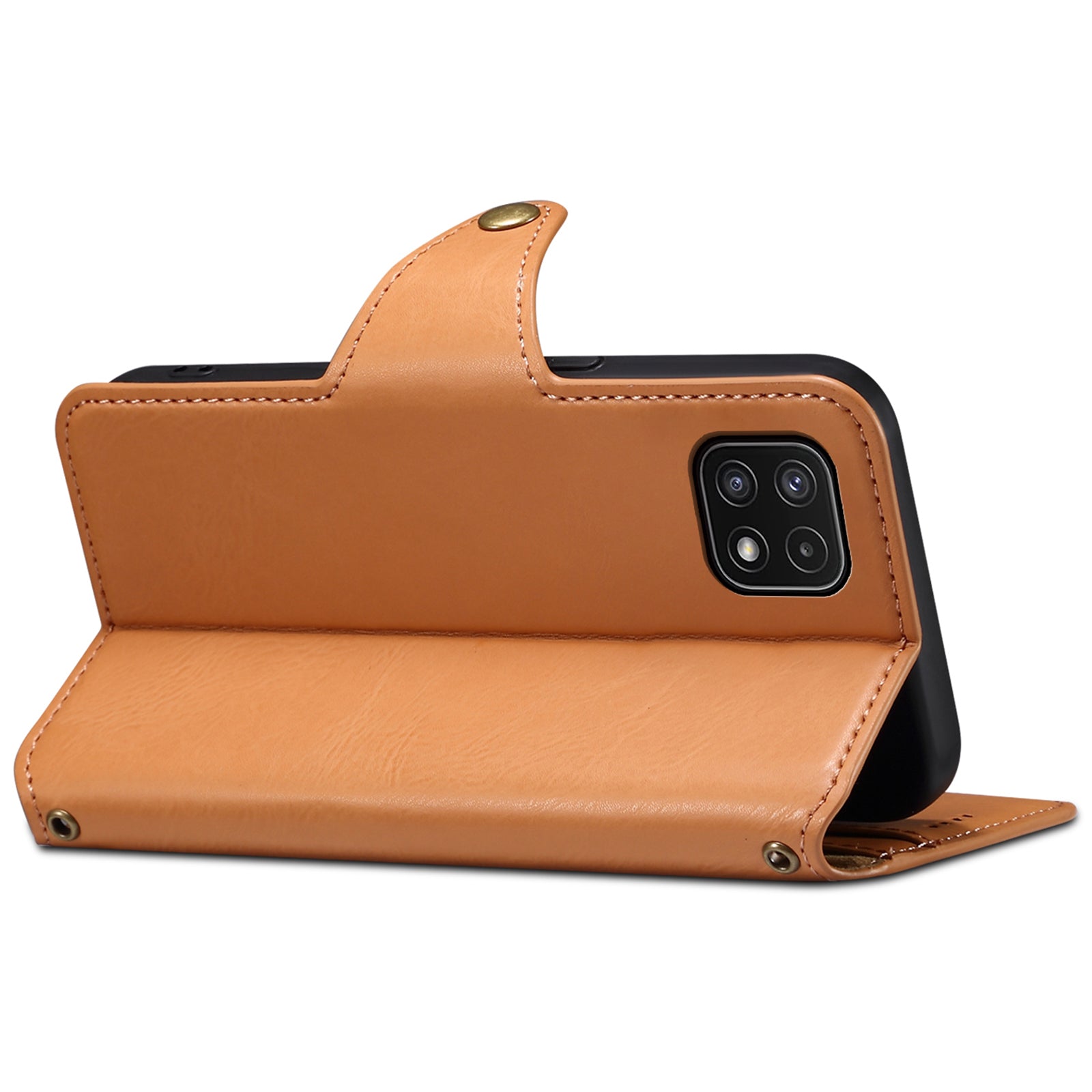 DENIOR For Samsung Galaxy A22 5G (EU Version) Wallet Case Stand Leather Phone Cover DENIOR For Samsung Galaxy A22 5G (EU Version) Wallet Case Stand Leather Phone Cover
